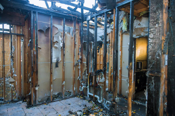 Professional Fire Damage Assessment technician working in Pittsburg, CA